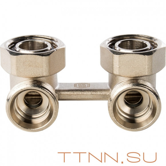 Двухтрубный узел нижнего подключения STOUT SVH 0004 000020 Двухтрубный узел нижнего подключения STOUT SVH 0004 000020