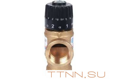 Смесительный клапан STOUT 3/4 ВР 35-60°С KV 1,6 м3/ч Смесительный клапан STOUT 3/4 ВР 35-60°С KV 1,6 м3/ч