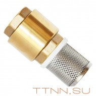 Обратный клапан Unipump 1" с сеткой (сетка-нерж.сталь, толк.-пластик) Обратный клапан Unipump 1" с сеткой (сетка-нерж.сталь, толк.-пластик)