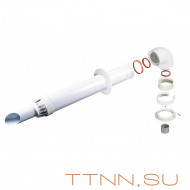 Комплект коаксиальный Dr Thermo 60/100 для газовых котлов (Electrolux Biasi Fondital Nova Florida Royal Thermo) Комплект коаксиальный Dr Thermo 60/100 для газовых котлов (Electrolux Biasi Fondital Nova Florida Royal Thermo)