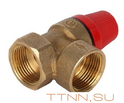 Клапан предохранительный Wester 1/2" 3бар с отв.1/4" Клапан предохранительный Wester 1/2" 3бар с отв.1/4"