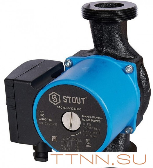 Насос для отопления STOUT 32/40-180 (SPC-0010-3240180) Насос для отопления STOUT 32/40-180 (SPC-0010-3240180)