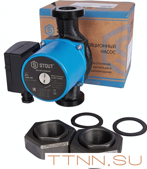 Насос для отопления STOUT 32/40-180 (SPC-0010-3240180) Насос для отопления STOUT 32/40-180 (SPC-0010-3240180)