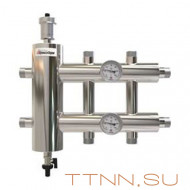 Совмещенные распределительные коллекторы с гидравлическими разделителями GSK 32-3 Совмещенные распределительные коллекторы с гидравлическими разделителями GSK 32-3