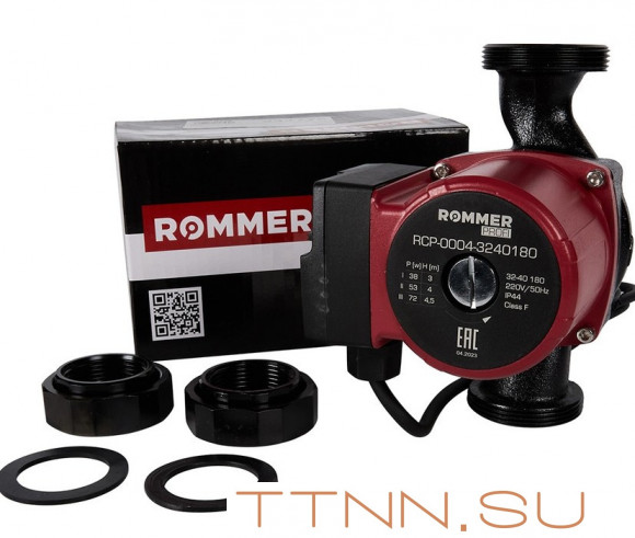 Насос для отопления Rommer Profi 32/40-180 Насос для отопления Rommer Profi 32/40-180