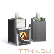 Дровяная печь Ермак Элит 12-ПС, нерж.сталь Дровяная печь Ермак Элит 12-ПС, нерж.сталь