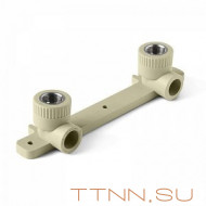 Угольник комбинированный с креплением с внутренней резьбой двойной Pro Aqua 25-1/2 Угольник комбинированный с креплением с внутренней резьбой двойной Pro Aqua 25-1/2