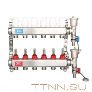 Коллекторная группа с расходомерами Vieir 9 выходов (НЕРЖ) VR113-09A Коллекторная группа с расходомерами Vieir 9 выходов (НЕРЖ) VR113-09A