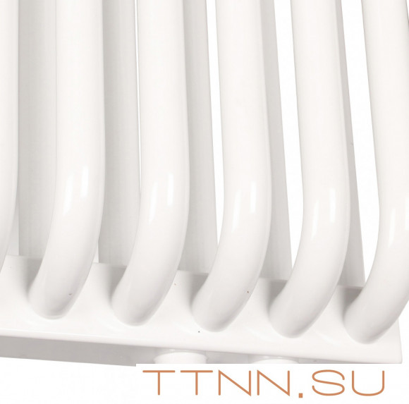 Стальной трубчатый радиатор 2-колончатый Rommer RST 2030/14 нижнее правое подключение RAL9016