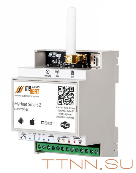 Контроллер Эван MyHeat SMART 2 Контроллер Эван MyHeat SMART 2