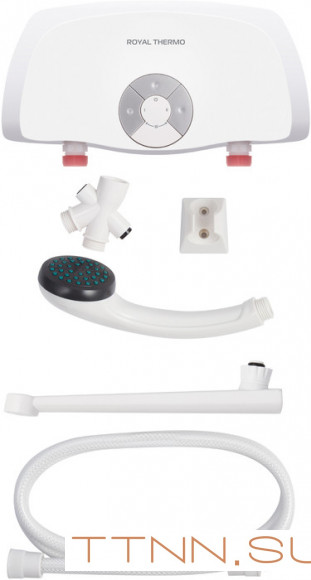 Электрический проточный водонагреватель 6 кВт Royal Thermo Smartfix TS (6,5 kW) - кран+душ Электрический проточный водонагреватель 6 кВт Royal Thermo Smartfix TS (6,5 kW) - кран+душ