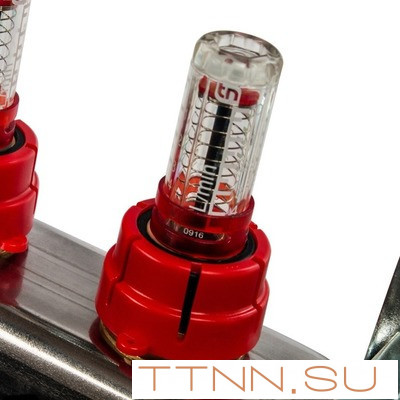 Коллектор с расходомерами STOUT 1"x3/4" на 3 выхода SMS 0907 000003 Коллектор с расходомерами STOUT 1"x3/4" на 3 выхода SMS 0907 000003