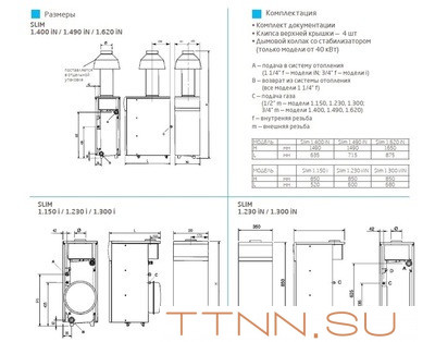 Напольный газовый котел Baxi SLIM 1.620iN 9E Напольный газовый котел Baxi SLIM 1.620iN 9E