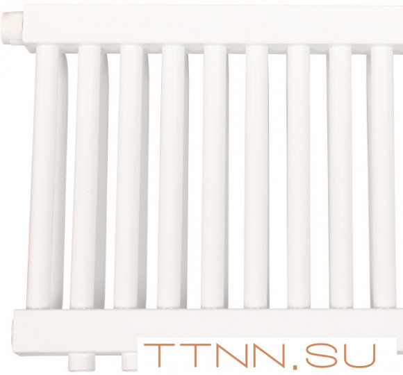 Стальной трубчатый радиатор 2-колончатый Rommer RST 2030/24 нижнее правое подключение RAL9016