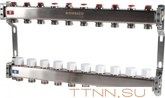 Для отопления Rommer 1"/3/4"x10 с запорными клапанами (RMS-3200-000010) Для отопления Rommer 1"/3/4"x10 с запорными клапанами (RMS-3200-000010)
