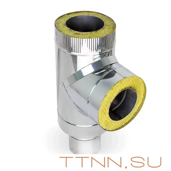 Сэндвич-тройник угол 90° Ф80х160 Сэндвич-тройник угол 90° Ф80х160