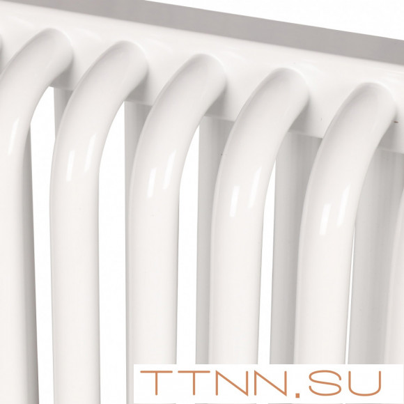 Стальной трубчатый радиатор 2-колончатый Rommer RST 2050/12 нижнее правое подключение RAL9016