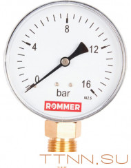 Манометр Rommer RIM-0010-801615 Манометр Rommer RIM-0010-801615