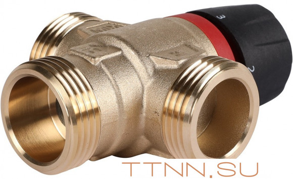 Смесительный клапан Rommer 1" НР 30-65°С KV 2,3 (RVM-1131-236525) центральное смешивание Смесительный клапан Rommer 1" НР 30-65°С KV 2,3 (RVM-1131-236525) центральное смешивание