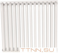 Стальной трубчатый радиатор 2-колончатый Rommer RST 2050/14 боковое подключение RAL9016 Стальной трубчатый радиатор 2-колончатый Rommer RST 2050/14 боковое подключение RAL9016