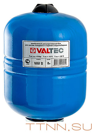 Гидроаккумулятор VALTEC 100 литров с ножками для ХВС VT.AV.B.060100 Гидроаккумулятор VALTEC 100 литров с ножками для ХВС VT.AV.B.060100