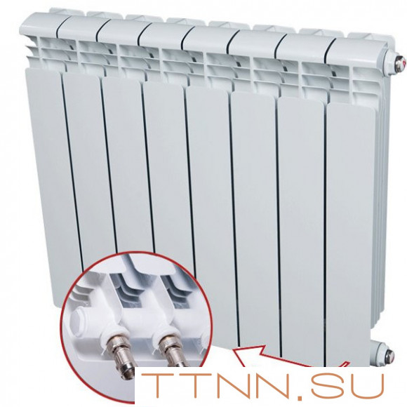 Алюминиевый радиатор Rifar Alum Ventil 500 6 секц. Алюминиевый радиатор Rifar Alum Ventil 500 6 секц.