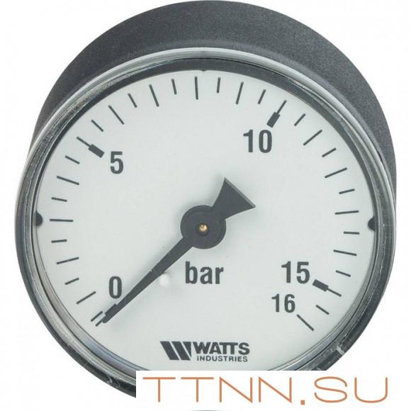 Манометр аксиальный Watts F+R100(MDA) 50/16x1/4" Манометр аксиальный Watts F+R100(MDA) 50/16x1/4"