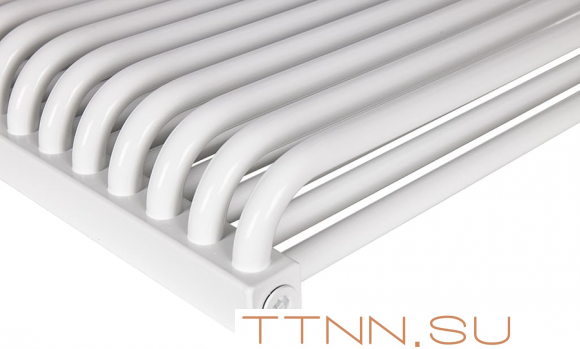 Стальной трубчатый радиатор 2-колончатый Rommer RST 2050/22 боковое подключение RAL9016