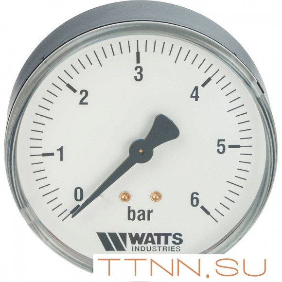 Манометр аксиальный Watts F+R100(MDA) 63/6x1/4" Манометр аксиальный Watts F+R100(MDA) 63/6x1/4"
