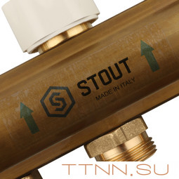 Для отопления STOUT Коллектор регулируемый с расходомерами 1/3/4x10 Для отопления STOUT Коллектор регулируемый с расходомерами 1/3/4x10