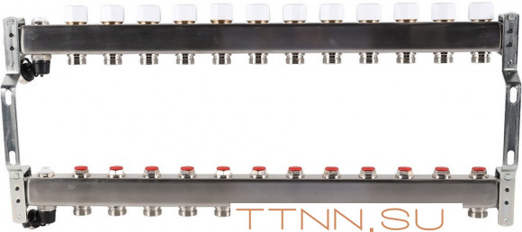 Для отопления Rommer 1"/3/4"x12 с запорными клапанами (RMS-3201-000012) Для отопления Rommer 1"/3/4"x12 с запорными клапанами (RMS-3201-000012)