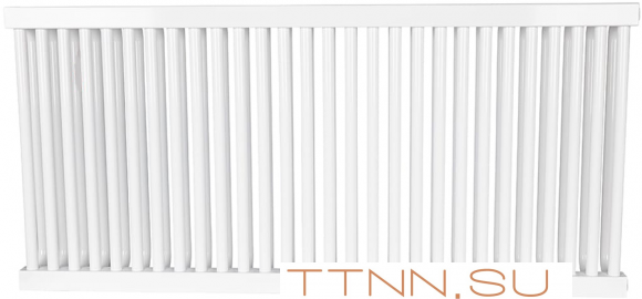 Стальной трубчатый радиатор 2-колончатый Rommer RST 2050/28 боковое подключение RAL9016 Стальной трубчатый радиатор 2-колончатый Rommer RST 2050/28 боковое подключение RAL9016