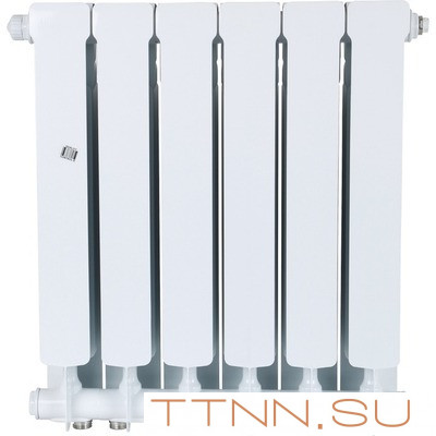 Биметаллический радиатор STOUT SPACE 500 нижнее 6 секций (SRB-0320-050006) Биметаллический радиатор STOUT SPACE 500 нижнее 6 секций (SRB-0320-050006)