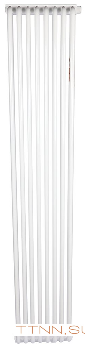 Стальной трубчатый радиатор 2-колончатый Rommer RST 2175/08 нижнее правое подключение RAL9016 Стальной трубчатый радиатор 2-колончатый Rommer RST 2175/08 нижнее правое подключение RAL9016