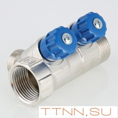 Коллектор с регулировочными вентилями Valtec 1*3*3/4 VT.560.NE Коллектор с регулировочными вентилями Valtec 1*3*3/4 VT.560.NE