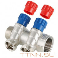 Коллектор с регулировочными вентилями Valtec 1*4*3/4 VT.560.NE Коллектор с регулировочными вентилями Valtec 1*4*3/4 VT.560.NE