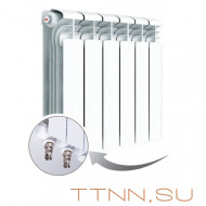 Алюминиевый радиатор Rifar Alum 500 Ventil 6 секций Алюминиевый радиатор Rifar Alum 500 Ventil 6 секций