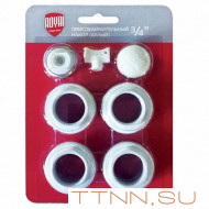 Набор присоединительный Royal Thermo Набор присоединительный 3/4 white Набор присоединительный Royal Thermo Набор присоединительный 3/4 white