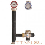 Насосная группа ROMMER с термостатическим смесительным клапаном (20-43°С) 1" без насоса, арт. RDG-0002-002501 Насосная группа ROMMER с термостатическим смесительным клапаном (20-43°С) 1" без насоса, арт. RDG-0002-002501