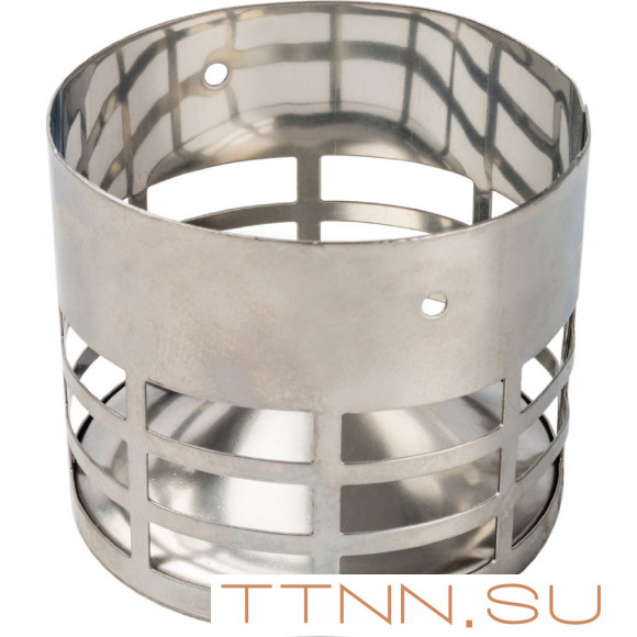 Решетка STOUT из нержавеющей стали DN80 для дымоотводящей трубы Решетка STOUT из нержавеющей стали DN80 для дымоотводящей трубы