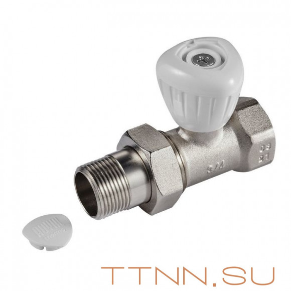 Набор ручной регулировки Royal Thermo прямой 3/4” (никель) Набор ручной регулировки Royal Thermo прямой 3/4” (никель)