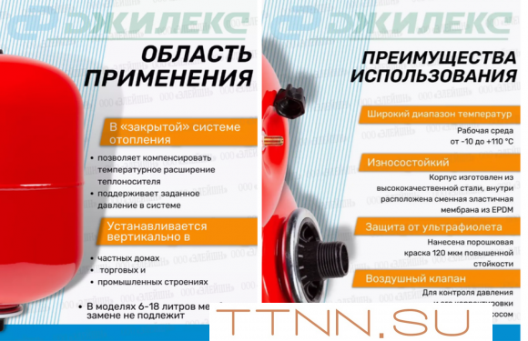 Расширительный бак Джилекс ВП 18 Расширительный бак Джилекс ВП 18