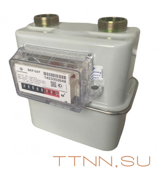 Газовый счетчик ВКР-G4Т Правый