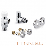 Набор термостатический Royal Thermo DESIGN PRO осевой М30х1,5 1/2" (Хром полированный) Набор термостатический Royal Thermo DESIGN PRO осевой М30х1,5 1/2" (Хром полированный)