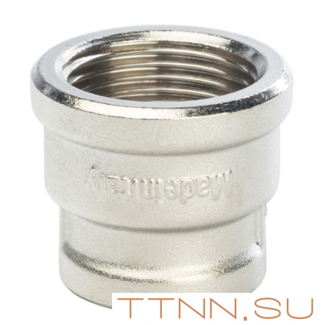 Муфта переходная 3/4"-1/2" в-в STOUT SFT-0006-003412 Муфта переходная 3/4"-1/2" в-в STOUT SFT-0006-003412