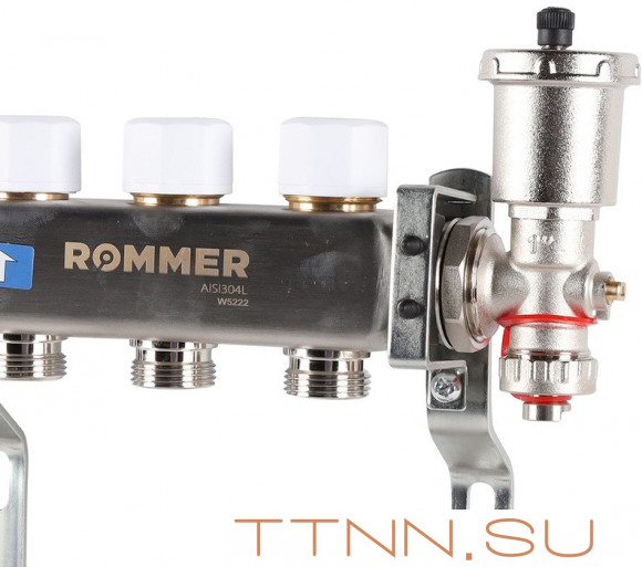 Для отопления Rommer 1"/3/4"x6 с запорными клапанами (RMS-3210-000006) Для отопления Rommer 1"/3/4"x6 с запорными клапанами (RMS-3210-000006)