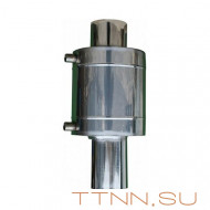 Теплообменник 6л на трубе д.115 штампованный (AISI 439) Теплообменник 6л на трубе д.115 штампованный (AISI 439)