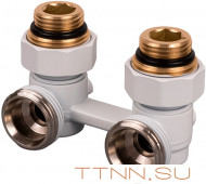 Узлы нижнего подключения Royal Thermo угловой 1/2"х3/4" EK (белый) Узлы нижнего подключения Royal Thermo угловой 1/2"х3/4" EK (белый)