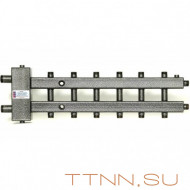 Распределительный коллектор совмещенный с гидравлическим разделителем на 7 контуров, арт. ГК7-110 Распределительный коллектор совмещенный с гидравлическим разделителем на 7 контуров, арт. ГК7-110