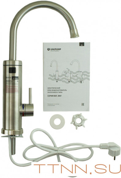 Электрический проточный водонагреватель 3 кВт Unipump BEF-003N Электрический проточный водонагреватель 3 кВт Unipump BEF-003N